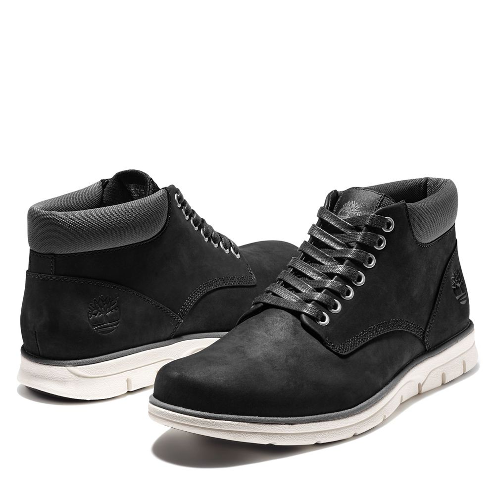 Timberland Chukka Μποτακια Ανδρικα Μαυρα - Bradstreet Δερματινα Sneaker - Greece 8925340-CL